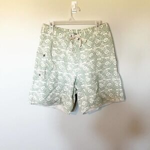 Patagonia paddler board shorts deco blox green men’s size 32